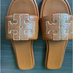 Tory Burch Double T Sport Slide